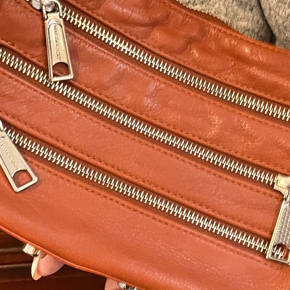 Rebecca Minkoff Leather and metal crossbody bag, good Condition - Picture 6 of 16